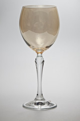 Empty wine glass