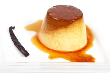 Rolgordijnen Cream caramel dessert © Rafa Irusta