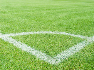 Naklejka premium Field for game in football
