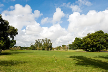 Fototapeta premium Tropischer Golfplatz