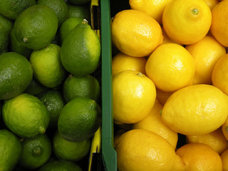 Zitronen und Limetten