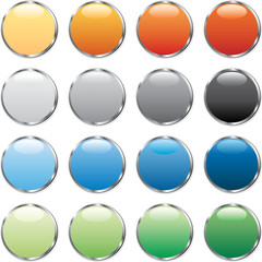 silver ring buttons
