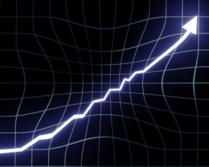 Arrow graph going up