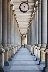 Time is passing... (colonnade in Karlovy Vary, Czech Republic) © sborisov