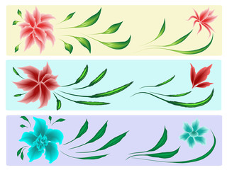Floral elements