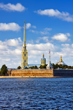The Peter and Paul Fortress, St. Petersburg, Russia