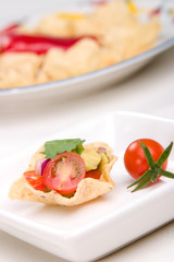 Salsa and chips