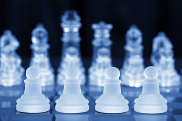 White Chess Pawn