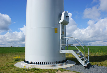 pied d'éolienne