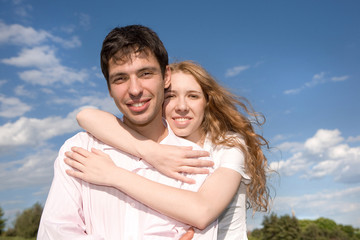 Happy smiling couple