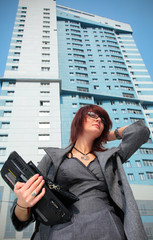 Fototapeta premium business woman