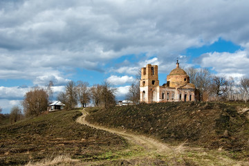 Ruins of rural church