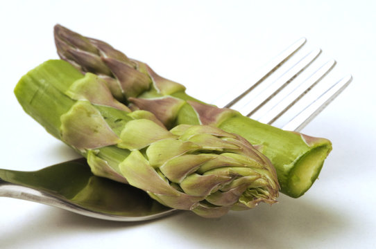 Punte di asparagi verdi
