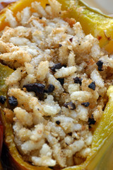 Peperoni ripieni al riso - Contorni Emilia Romagna