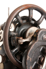 Wheel of Vintage Sewing machine