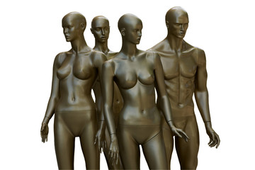 Obraz premium Mannequins of future