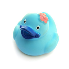 caneton bleu en latex