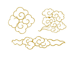 Chinese Auspicious clouds,Vector