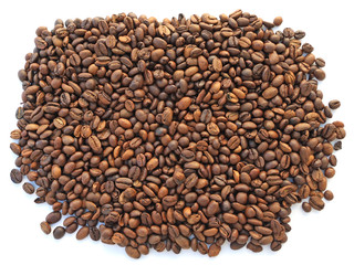 un tas de café