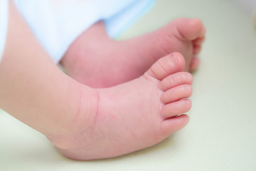 foots of the baby