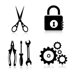 Vector tools icons