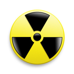 Fototapeta premium Radiation Warning Symbol