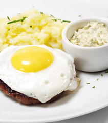 Beef Steak with Fried Egg