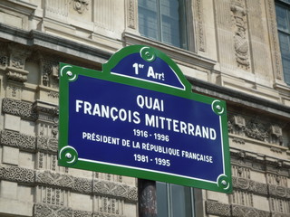 Obraz premium Quai François Mitterand