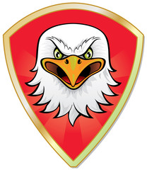 Eagle head - Heraldry shield