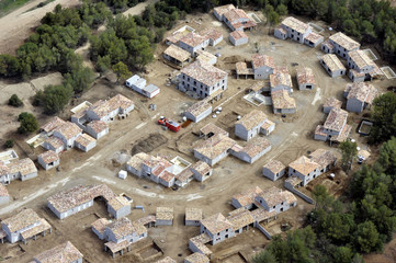 Lotissement en chantier