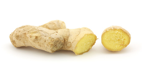 Sliced ginger root