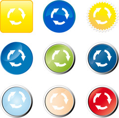 Circular move web button