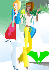 Excursion in a tree nursery