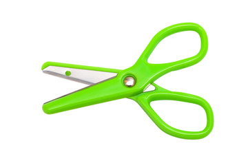 Modern green scissors