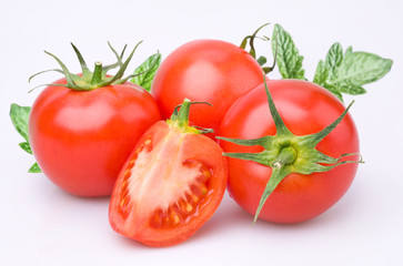 Tomatoes, object on a white background