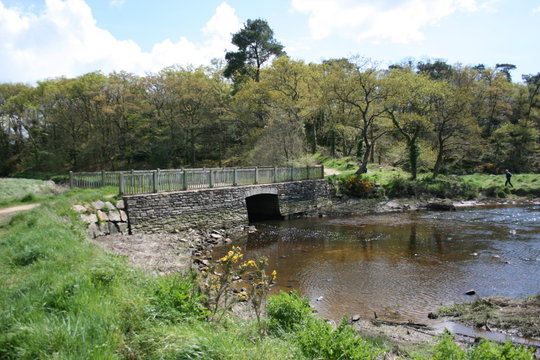 La ria d'Etel &agrave; proximit&eacute; du village de Nostang (Mrobihan)