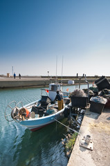 Retour de pêche port de Narbonne plage