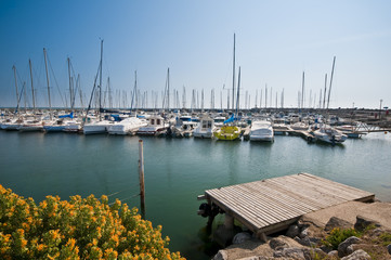 Port de plaisance de Narbonne plage dans l'aude