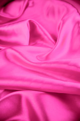 Closeup of luxurious silk