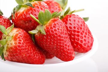 Fresh and tasty strawberries