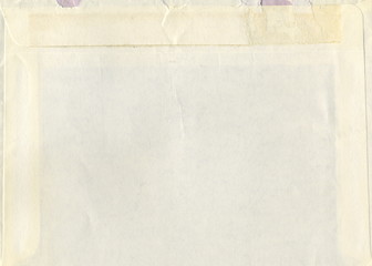 vieille enveloppe en papier blanc