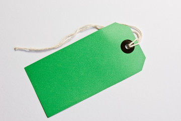 Green Luggage Label