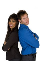 diverse business team