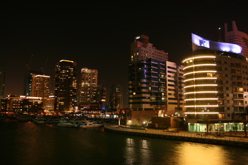 Obraz premium Dubai Marina by Night