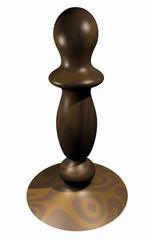 Wooden Pawn