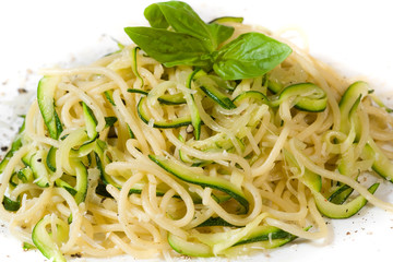 Pasta with zucchini