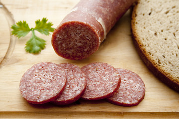 Salami Stücke