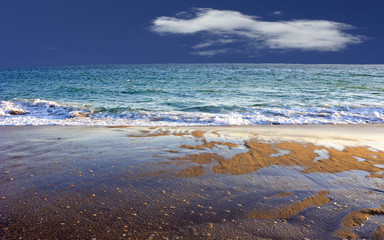 Bubbling Sandy Beach