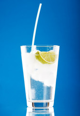 Green lime on the ice