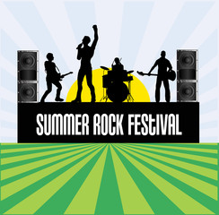 Summer Rock Festival Flyer